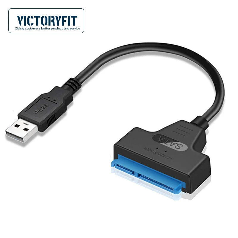 High-Speed USB SATA Cable External Hard Disk Reader 2.5 HDD SSD Hard Drive Adapter 22cm/35cm/50cm USB 3.0