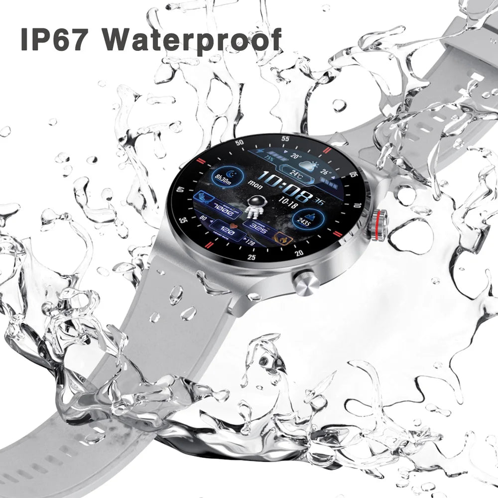 Luxury Smart Watches Men NFC BT Call Fitness Waterproof Sports Wrist Intelligent Smartwatches for Women Kids Xiaomi Huawei