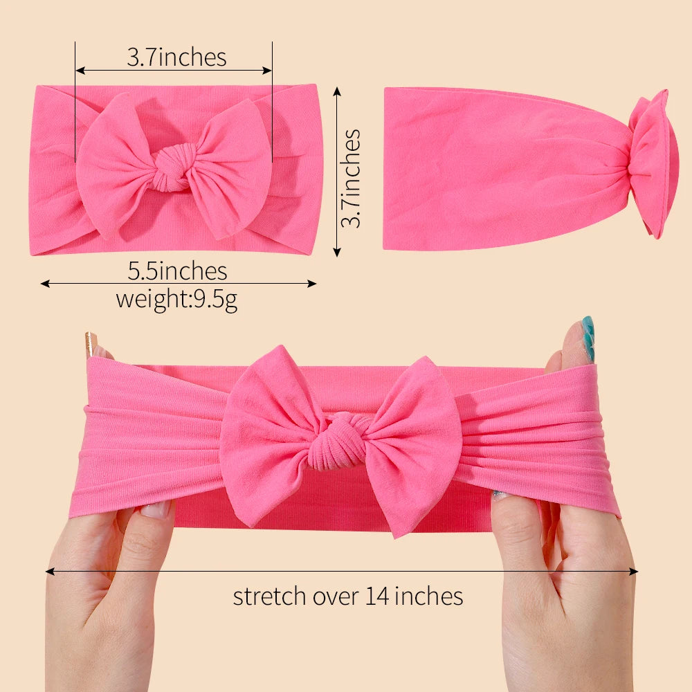 Candy Colors Baby Bowknot Headbands