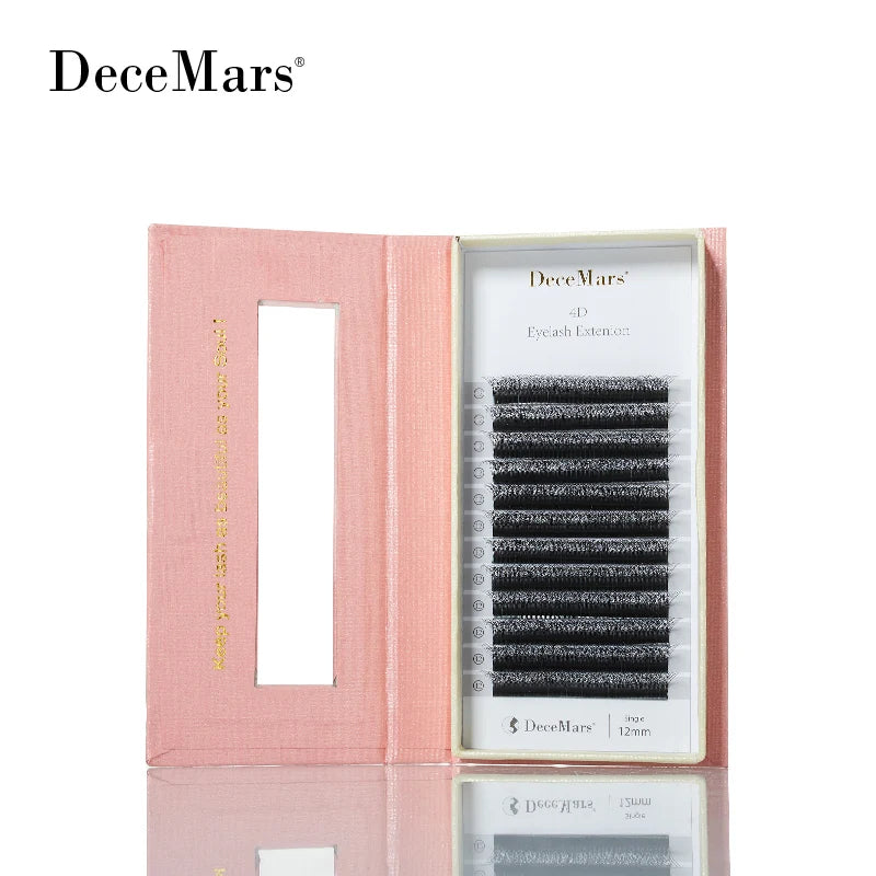 DeceMars 4D - W Shaped Eyelash Extension (12line/Tray)