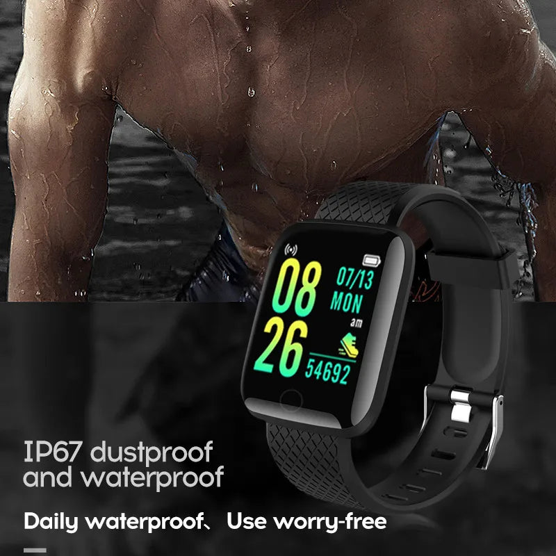 D13 Smart Watch Blood Pressure and Heart Rate Monitor Fitness Tracker Smartwatch Waterproof Sport For Android IOS