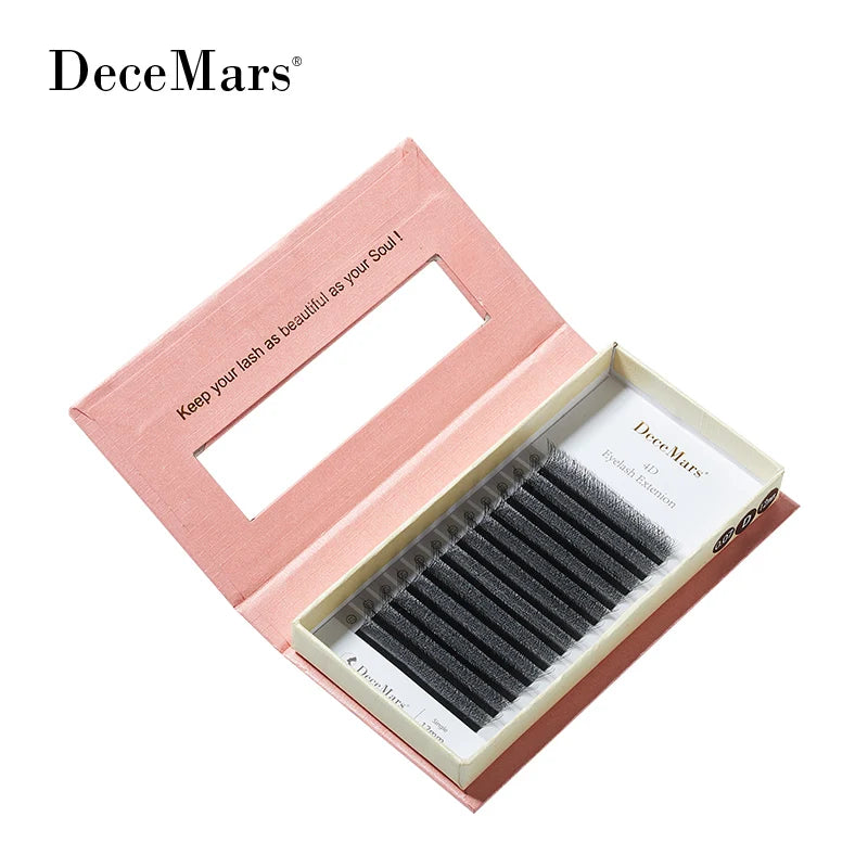 DeceMars 4D - W Shaped Eyelash Extension (12line/Tray)