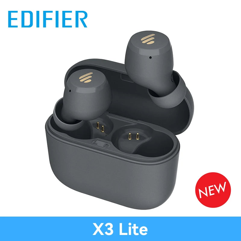 EDIFIER X3 Lite TWS Wireless Bluetooth Earphone Bluetooth 5.3 Voice Assistant touch control up to 24hrs playback EQ Preset