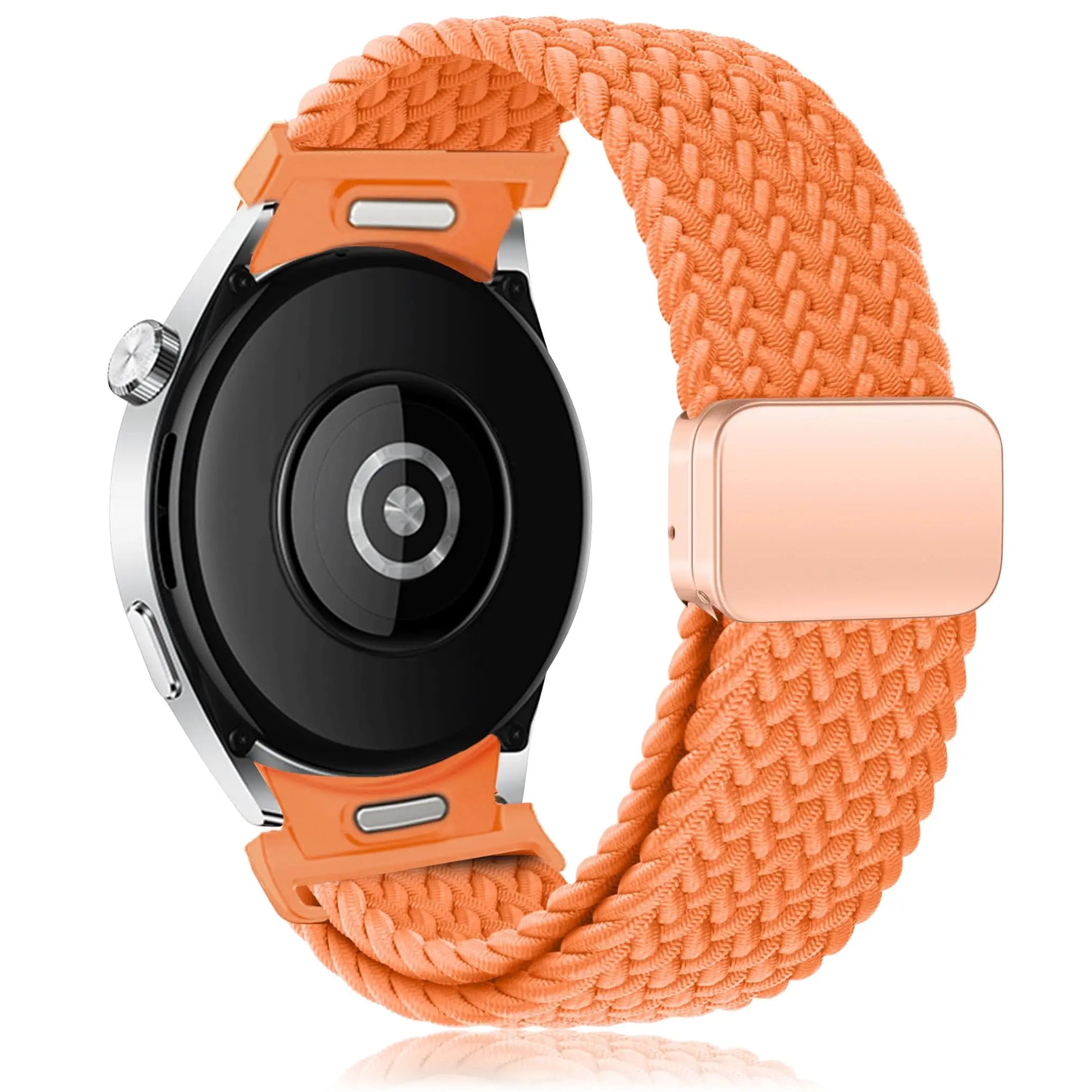 Braided solo loop Band For Samsung Galaxy Watch 6 4 classic/5 pro 47mm 44mm 40mm Magnetic No Gaps bracelet Galaxy watch4 strap